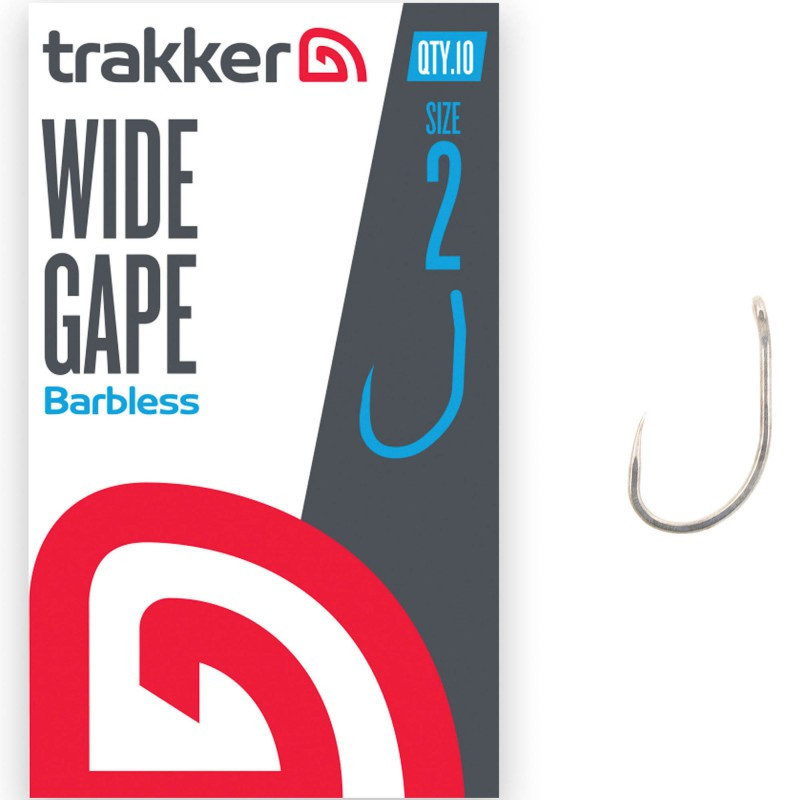 Haczyki Trakker Wide Gape Barbless hak4