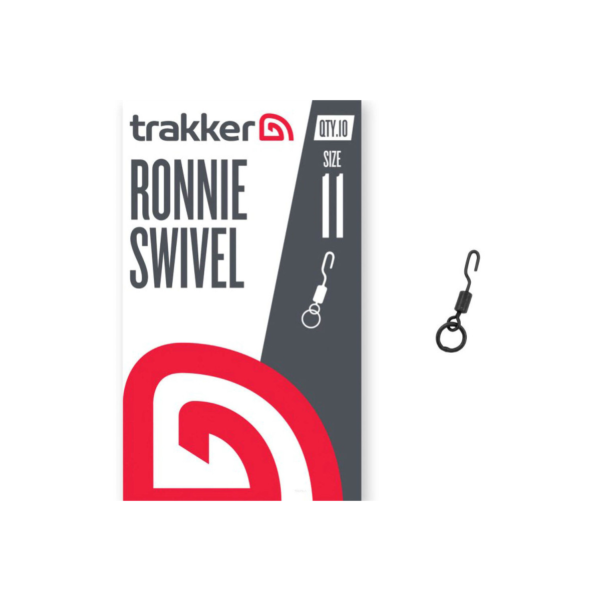Krętlik z kółkiem do przyponu Ronnie Rig Trakker Ronnie Swivel roz.11 Krętlik z kółkiem do przyponu Ronnie Rig Trakker Ronnie Swivel roz.11