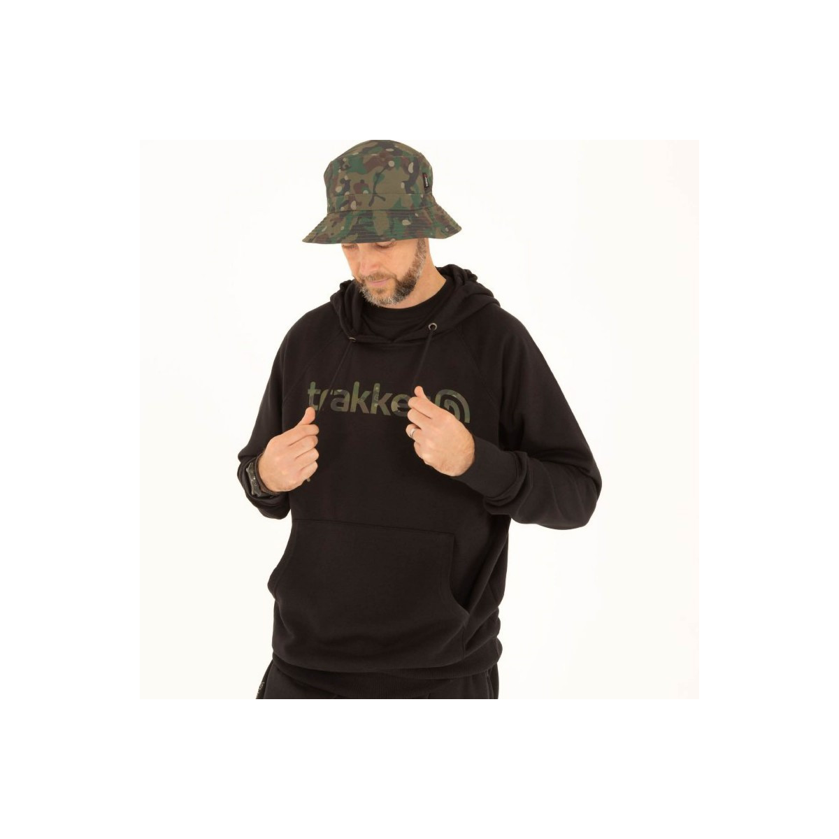 Bluza Trakker CR Logo Hoody Black Camo roz.M Bluza Trakker CR Logo Hoody Black Camo roz.M