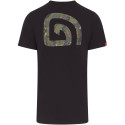 Koszulka Trakker CR Logo T-Shirt Black Camo roz.L