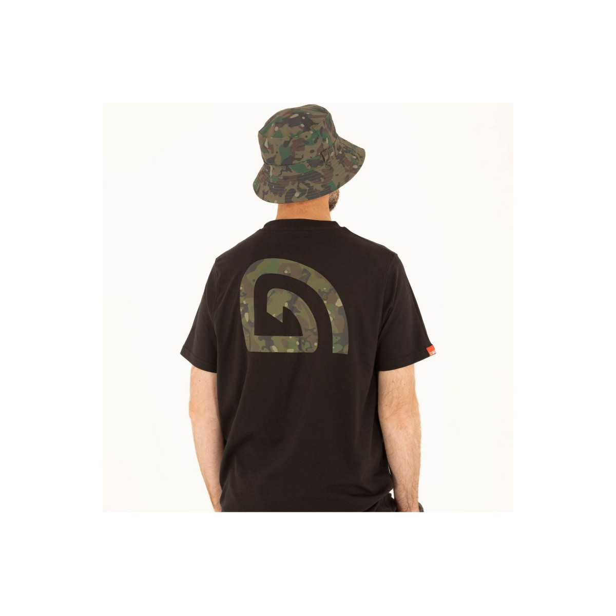 Koszulka Trakker CR Logo T-Shirt Black Camo roz.XL