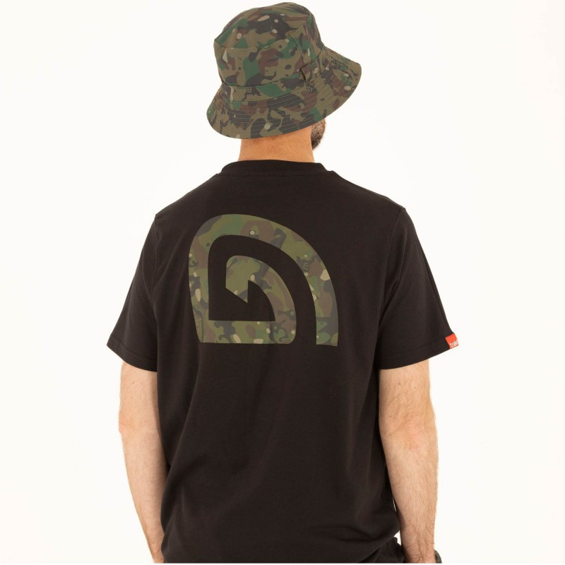 Koszulka Trakker CR Logo T-Shirt Black Camo roz.XL