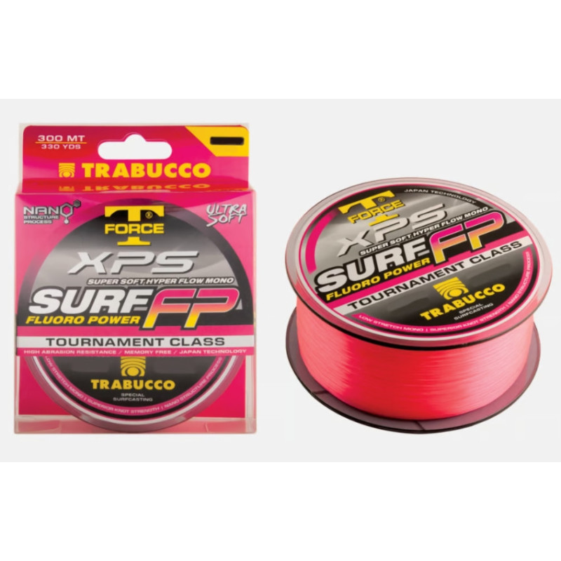 Żyłka TRABUCCO TF XPS SURF FP 300m / 0,25mm / Pink Żyłka TRABUCCO TF XPS SURF FP 300m / 0,25mm / Pink