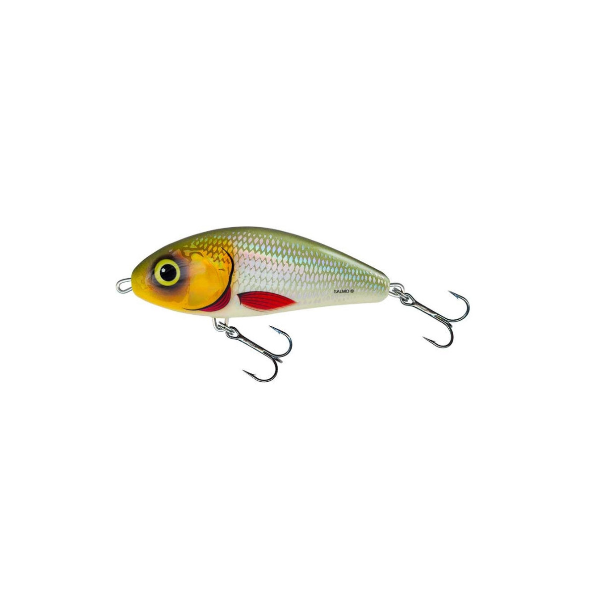 Wobler Salmo FATSO 8cm Floating - Silver Halo Wobler Salmo FATSO 8cm Floating - Silver Halo