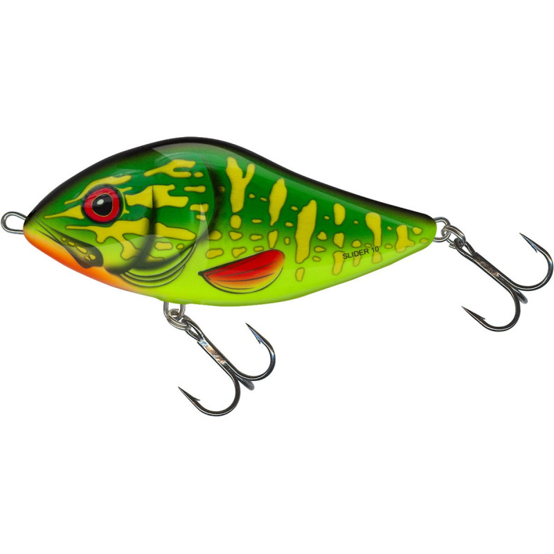 Wobler Salmo Slider 12cm Sinking - Green Pike Wobler Salmo Slider 12cm Sinking - Green Pike