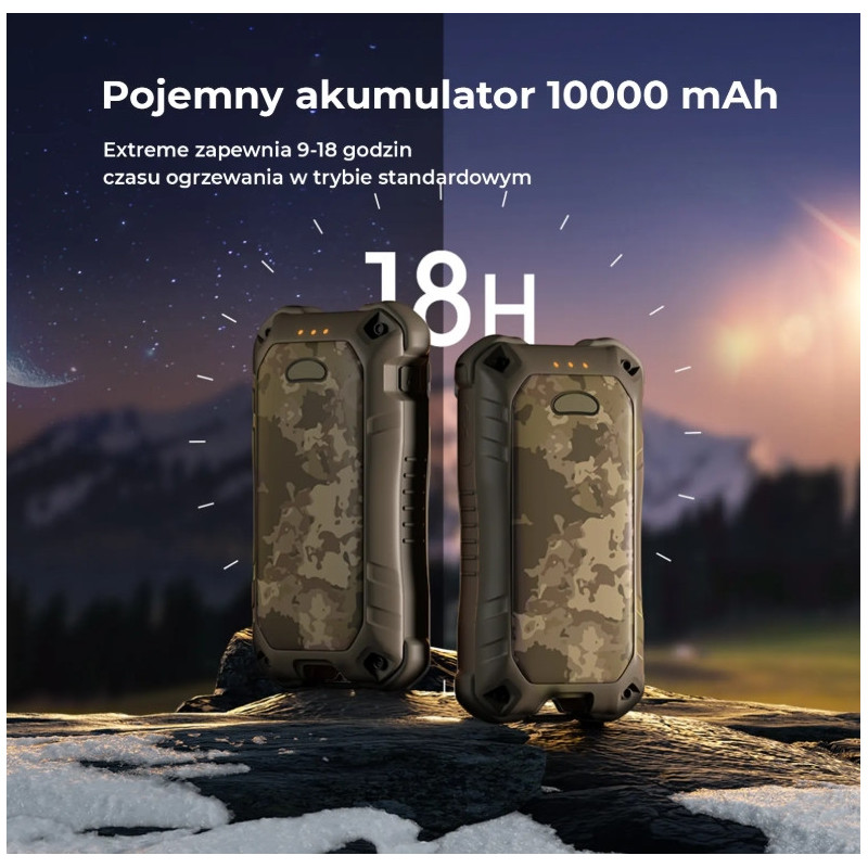 Podrzewacz do rąk Ocoopa UT4 Extreme 10000mAh - Camo Podrzewacz do rąk Ocoopa UT4 Extreme 10000mAh - Camo