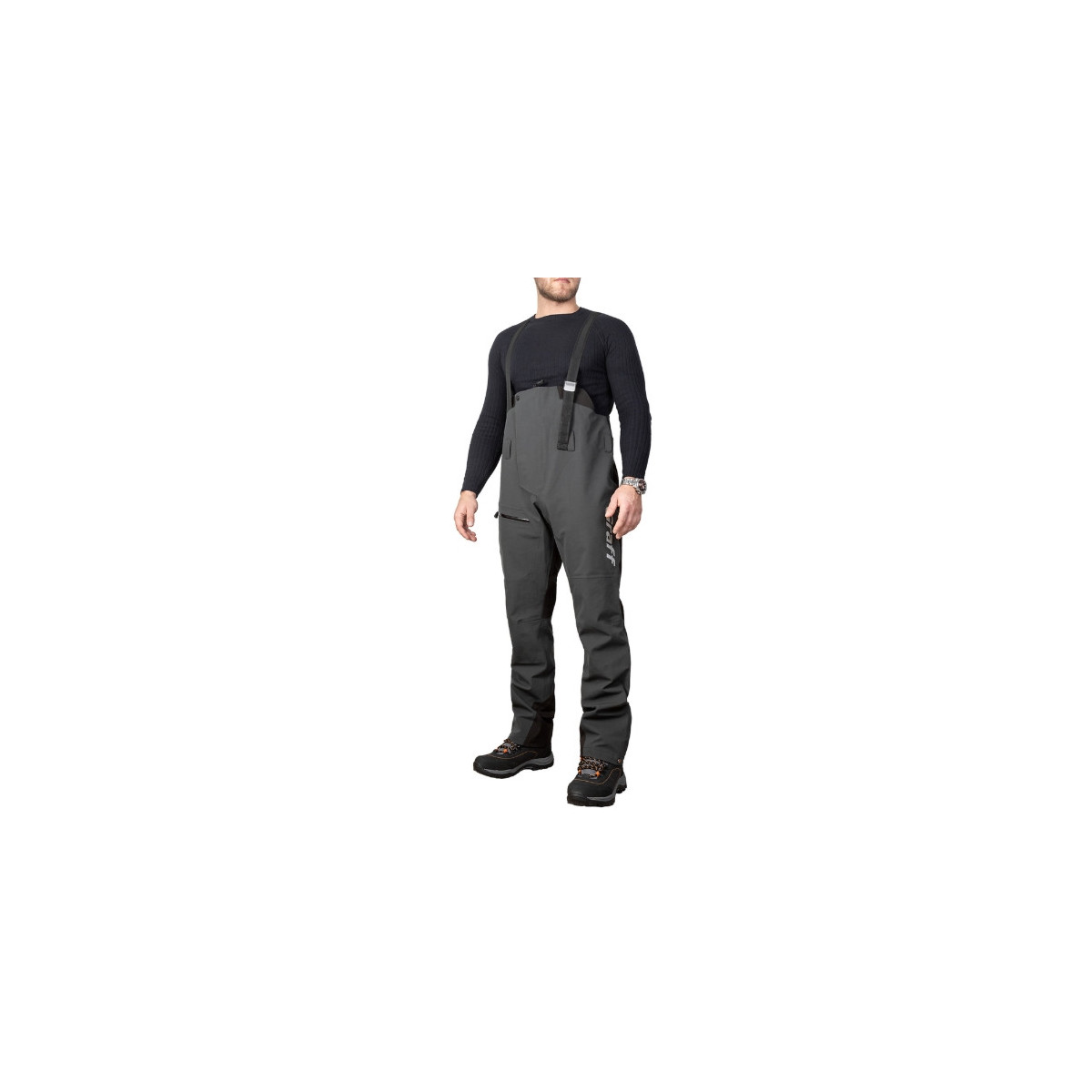 Spodnie z szelkami Graff 707-B/1 roz.2XL/176-182 - grafitowy Spodnie z szelkami Graff 707-B/1 roz.2XL/176-182 - grafitowy
