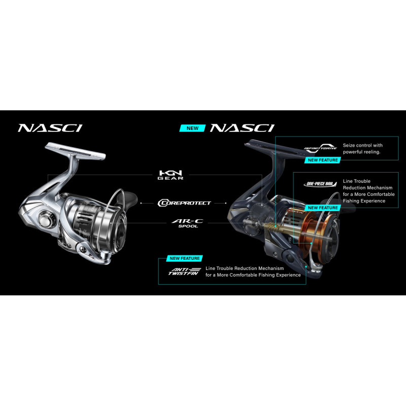 Kołowrotek Shimano Nasci FD C2000S Kołowrotek Shimano Nasci FD C2000S