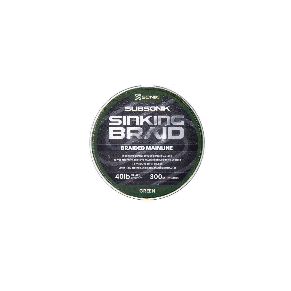 Plecionka Sonik SUBSONIK SINKING BRAID 600m / 40lb / 0,20mm Plecionka Sonik SUBSONIK SINKING BRAID 600m / 40lb / 0,20mm