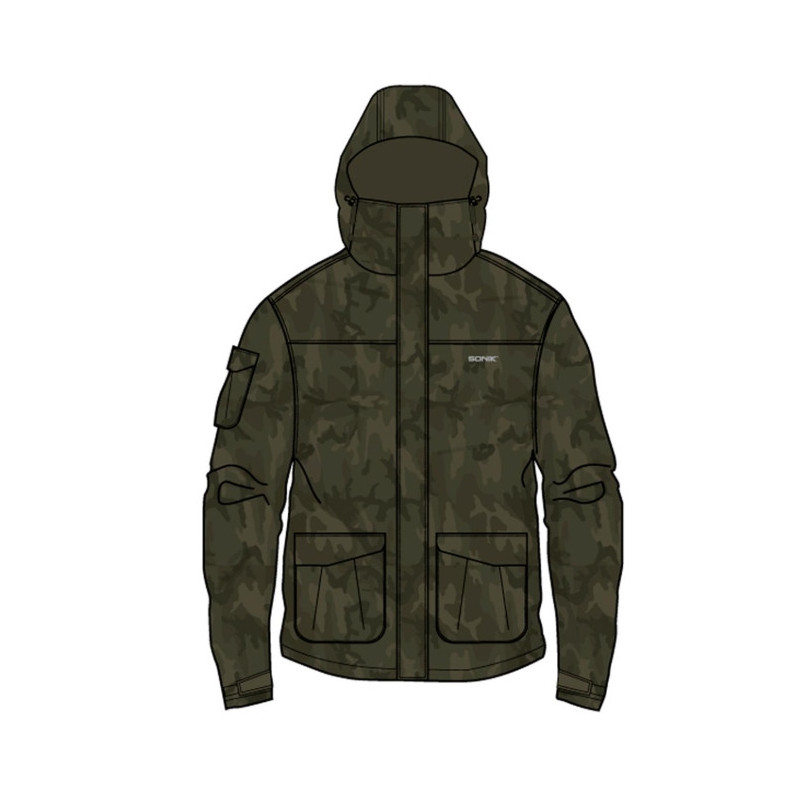 Kurtka SONIK HEAVY WEIGHT PADDED JACKET roz.XXL - CAMO Kurtka SONIK HEAVY WEIGHT PADDED JACKET roz.XXL - CAMO