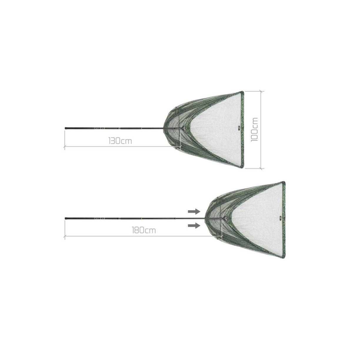 Podbierak Delphin TELEFIX C2G 100x100cm 180cm / 2składy Podbierak Delphin TELEFIX C2G 100x100cm 180cm / 2składy