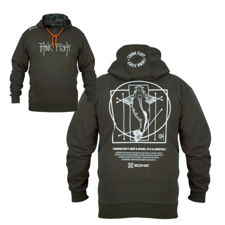 Bluza SONIK HOODY XL BY THINK FISHY ART roz.XL