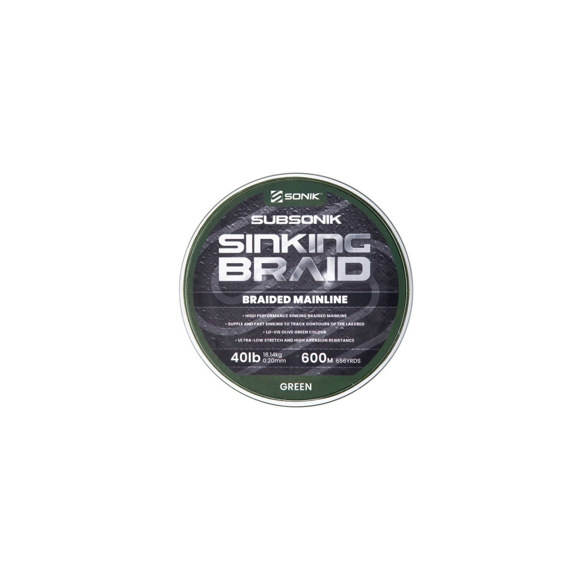 Plecionka SUBSONIK SINKING BRAID 300m / 0,20mm / 40lb Plecionka SUBSONIK SINKING BRAID 300m / 0,20mm / 40lb