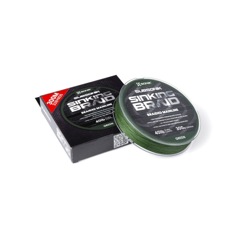 Plecionka SUBSONIK SINKING BRAID 300m / 0,20mm / 40lb Plecionka SUBSONIK SINKING BRAID 300m / 0,20mm / 40lb