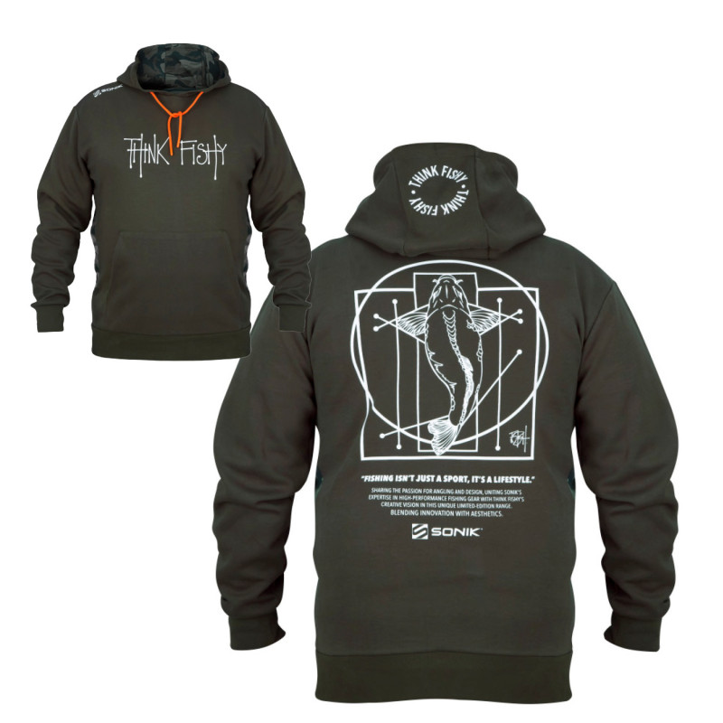 Bluza SONIK HOODY BY THINK FISHY ART roz.L