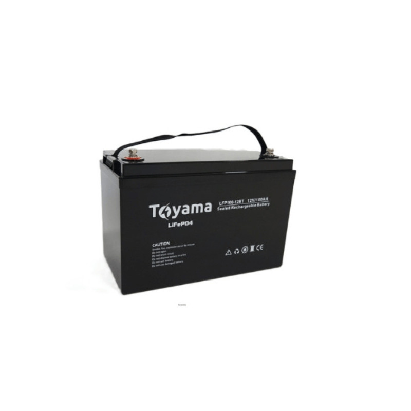Akumulator litowy Toyama LFP 100 LiFePO4 100Ah 12V BMS Bluetooth Akumulator litowy Toyama LFP 100 LiFePO4 100Ah 12V BMS Bluetooth