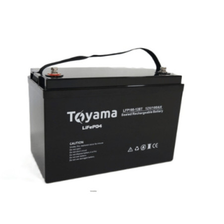 Akumulator litowy Toyama LFP 100 LiFePO4 100Ah 12V BMS Bluetooth Akumulator litowy Toyama LFP 100 LiFePO4 100Ah 12V BMS Bluetooth