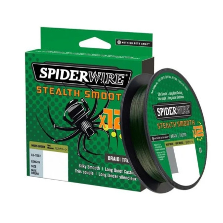 Plecionka SpiderWire Stealth Smooth 12 Braid 150m / 0,06mm / Moss Green Plecionka SpiderWire Stealth Smooth 12 Braid 150m / 0,06mm / Moss Green
