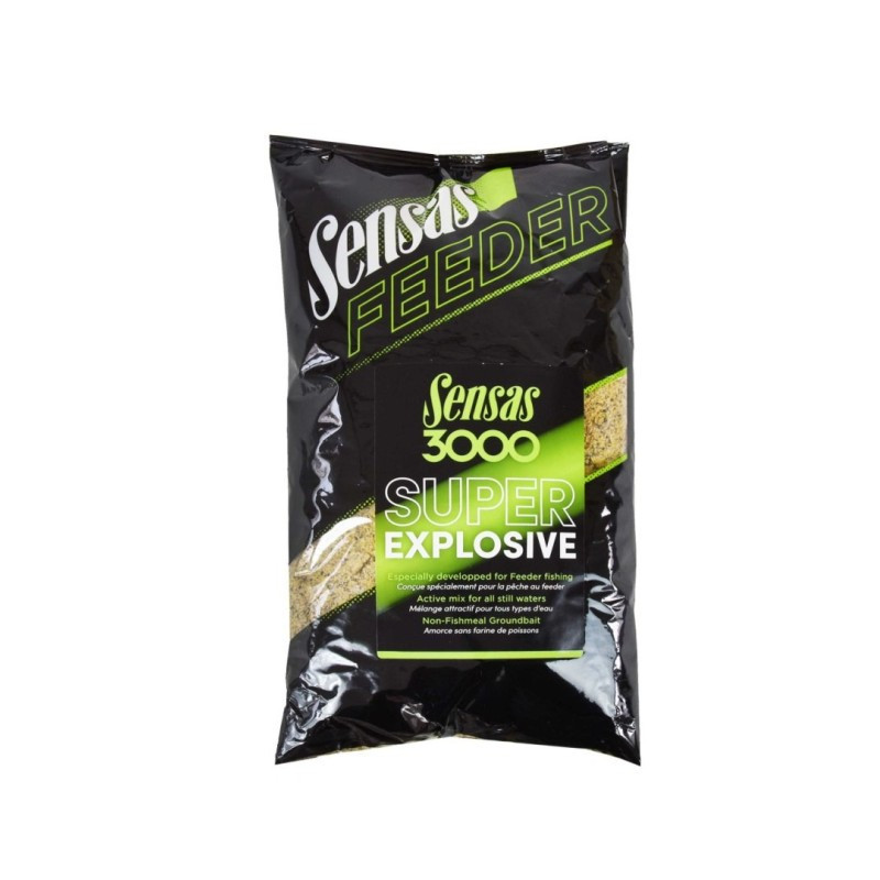Zanęta SENSAS FEEDER 3000 SUPER EXPLOSIVE 1kg Zanęta SENSAS FEEDER 3000 SUPER EXPLOSIVE 1kg