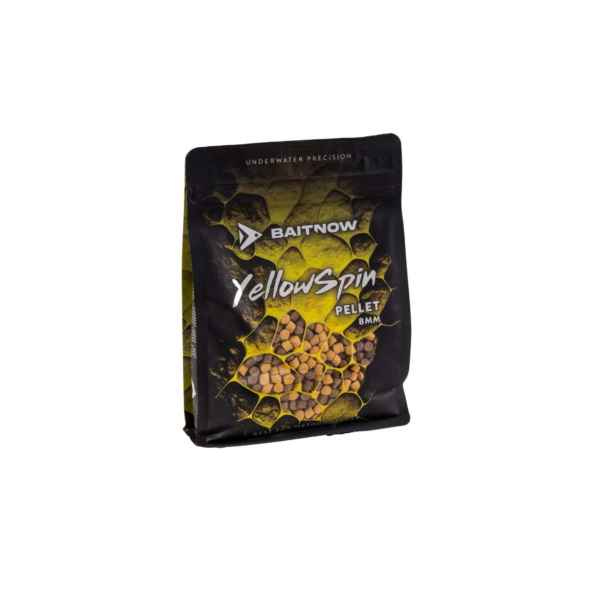 Pellet BaitNow Method Feeder 800g 8mm - Yellow Spin Pellet BaitNow Method Feeder 800g 8mm - Yellow Spin