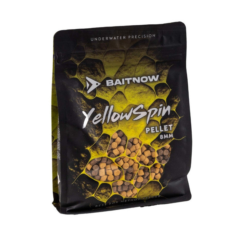 Pellet BaitNow Method Feeder 800g 8mm - Yellow Spin Pellet BaitNow Method Feeder 800g 8mm - Yellow Spin