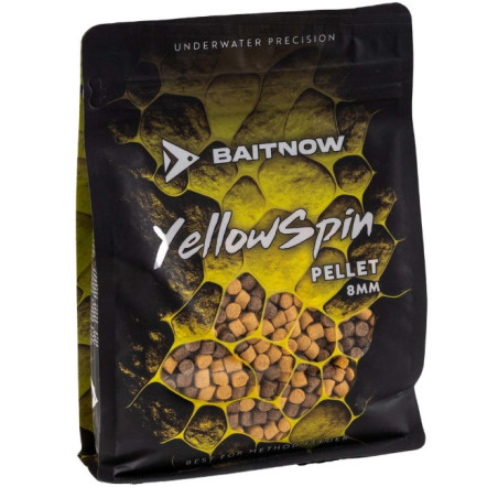 Pellet BaitNow Method Feeder 800g 8mm - Yellow Spin Pellet BaitNow Method Feeder 800g 8mm - Yellow Spin