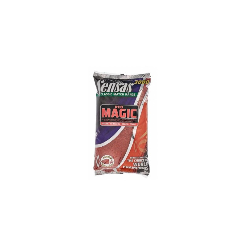Zanęta SENSAS 3000 MAGIC RED 1kg Zanęta SENSAS 3000 MAGIC RED 1kg