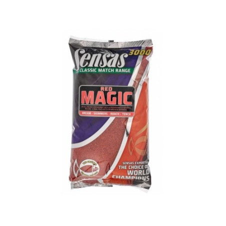 Zanęta SENSAS 3000 MAGIC RED 1kg Zanęta SENSAS 3000 MAGIC RED 1kg