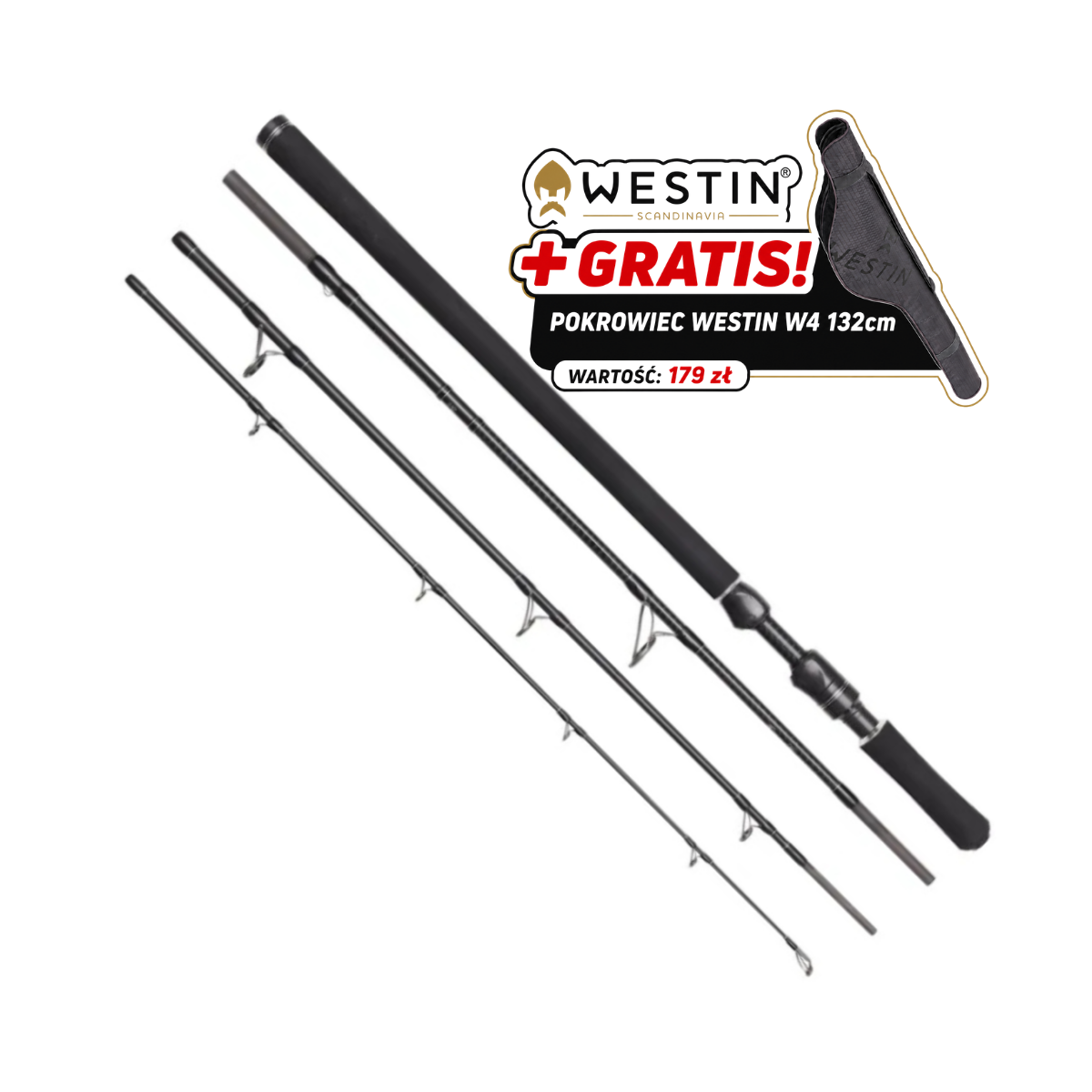 Wędka Westin W3 Powercast Travel 3RD 236cm / 20-80g +GRATIS Wędka Westin W3 Powercast Travel 3RD 236cm / 20-80g +GRATIS