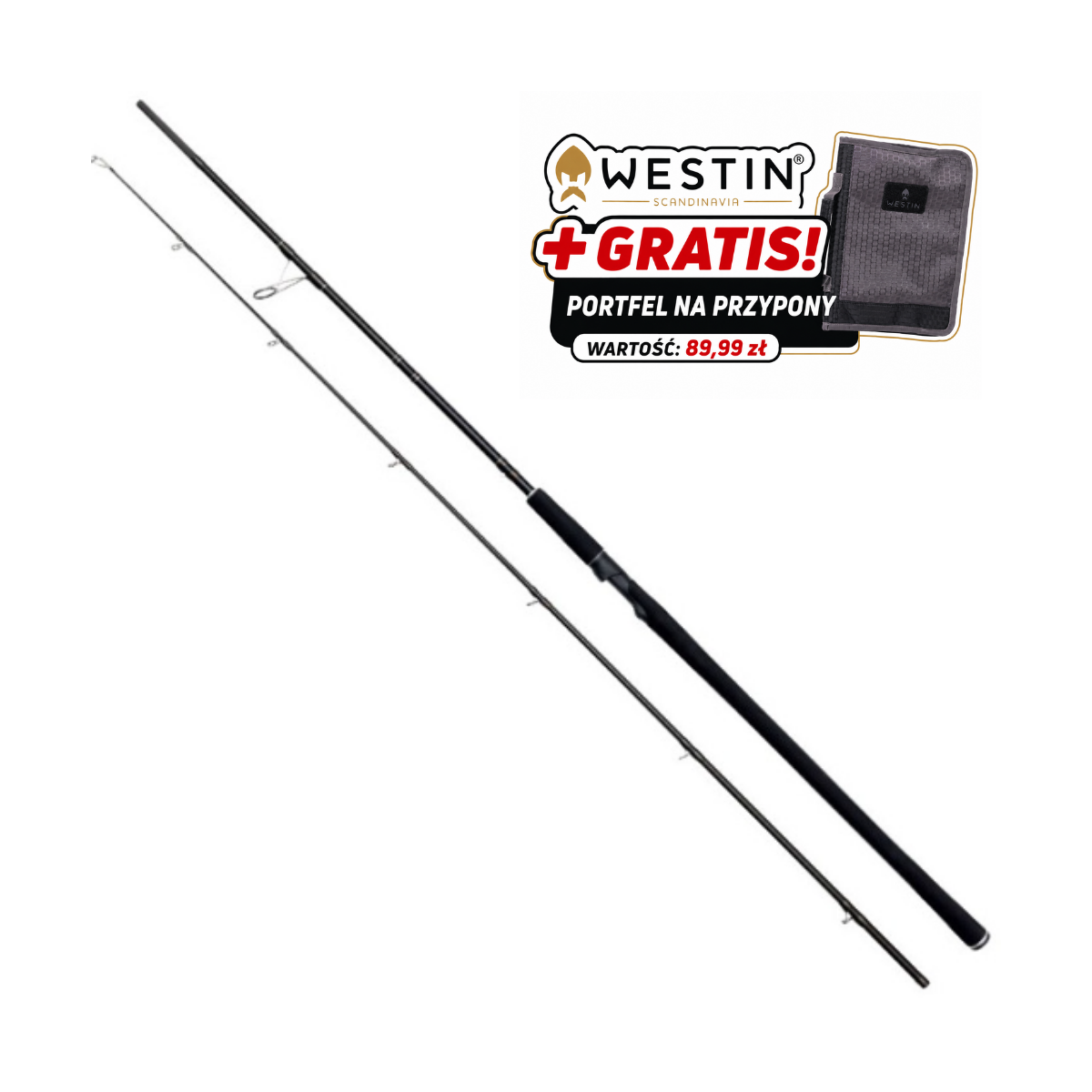 Wędka Westin W2 Powercast 2 SKŁADY 248cm / 40-130g +GRATIS