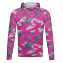Bluza damska Mikado z kapturem i kominem z filtrem UPF roz.S - LADY CAMO