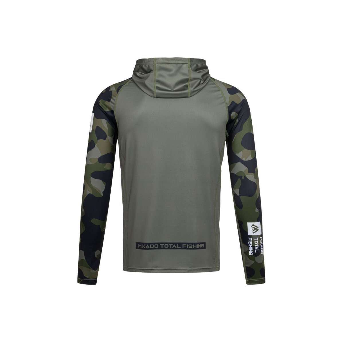Bluza Mikado z kapturem i kominem z filtrem UPF roz.XXL - GREEN CAMO