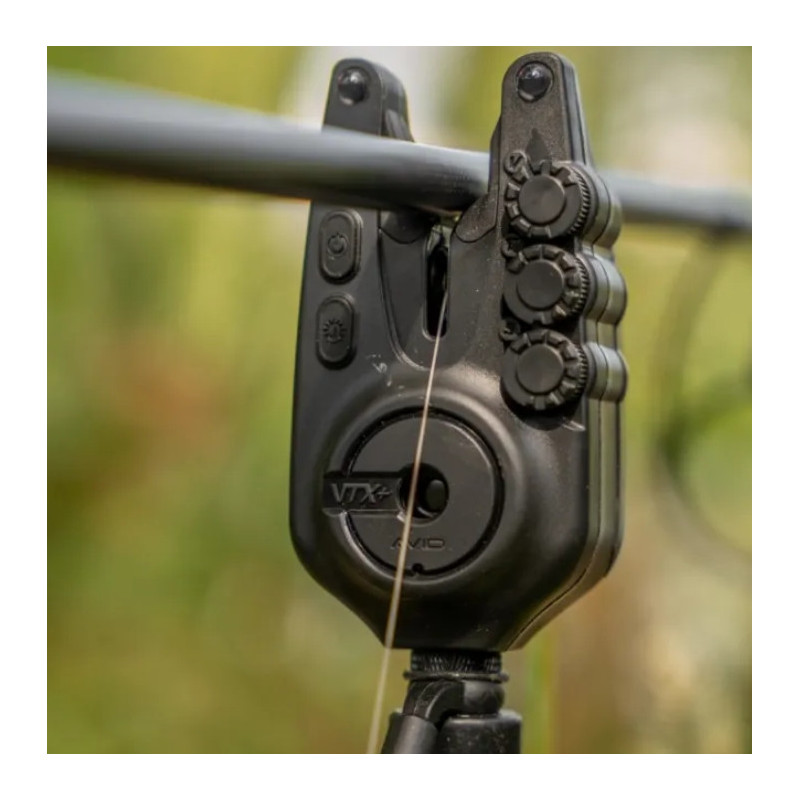 Zestaw sygnalizatorów Avid Carp VTX+ 3+1 Bite Alarm Set Zestaw sygnalizatorów Avid Carp VTX+ 3+1 Bite Alarm Set