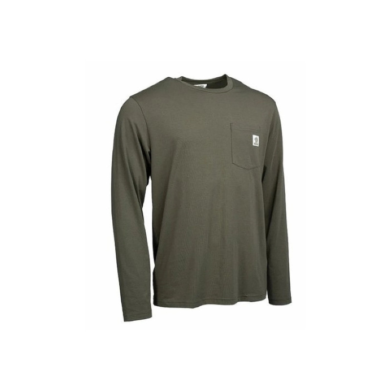 Koszulka Nash Make It Happen Carp Logo Long Sleeve T Shirt Green roz.L Koszulka Nash Make It Happen Carp Logo Long Sleeve T Shirt Green roz.L