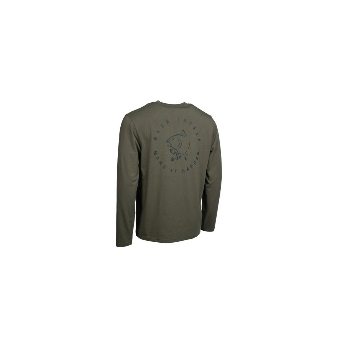 Koszulka Nash Make It Happen Carp Logo Long Sleeve T Shirt Green roz.XL