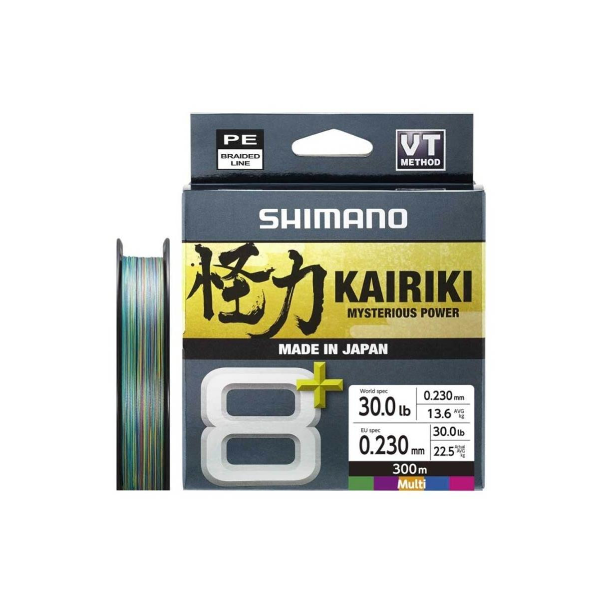 Plecionka Shimano Kairiki 8+ 300m / 0.28mm / multicolor Plecionka Shimano Kairiki 8+ 300m / 0.28mm / multicolor