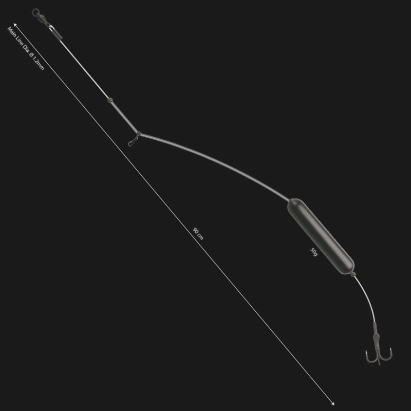 Przypon Mikado sumowy Eartworm Ready Rig roz. 2 Przypon Mikado sumowy Eartworm Ready Rig roz. 2