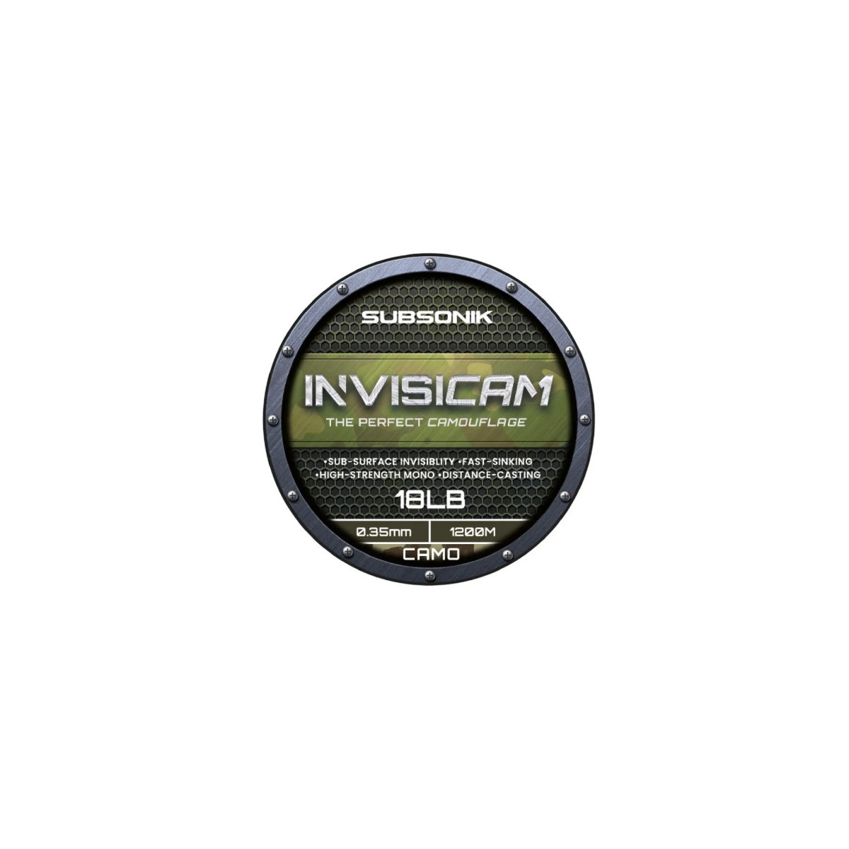 Żyłka SUBSONIK INVISICAM 1200m / 0,35mm / 18lb / camo Żyłka SUBSONIK INVISICAM 1200m / 0,35mm / 18lb / camo