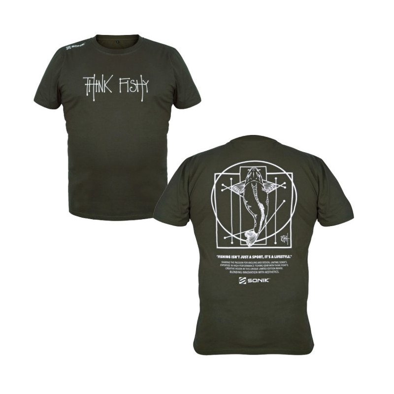 Koszulka T-SHIRT BY THINK FISHY ART roz.L Koszulka T-SHIRT BY THINK FISHY ART roz.L