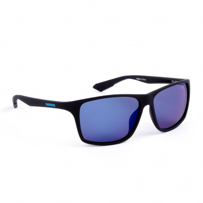 Okulary Shimano Technium Matte Black & Blue Mirror Okulary Shimano Technium Matte Black & Blue Mirror