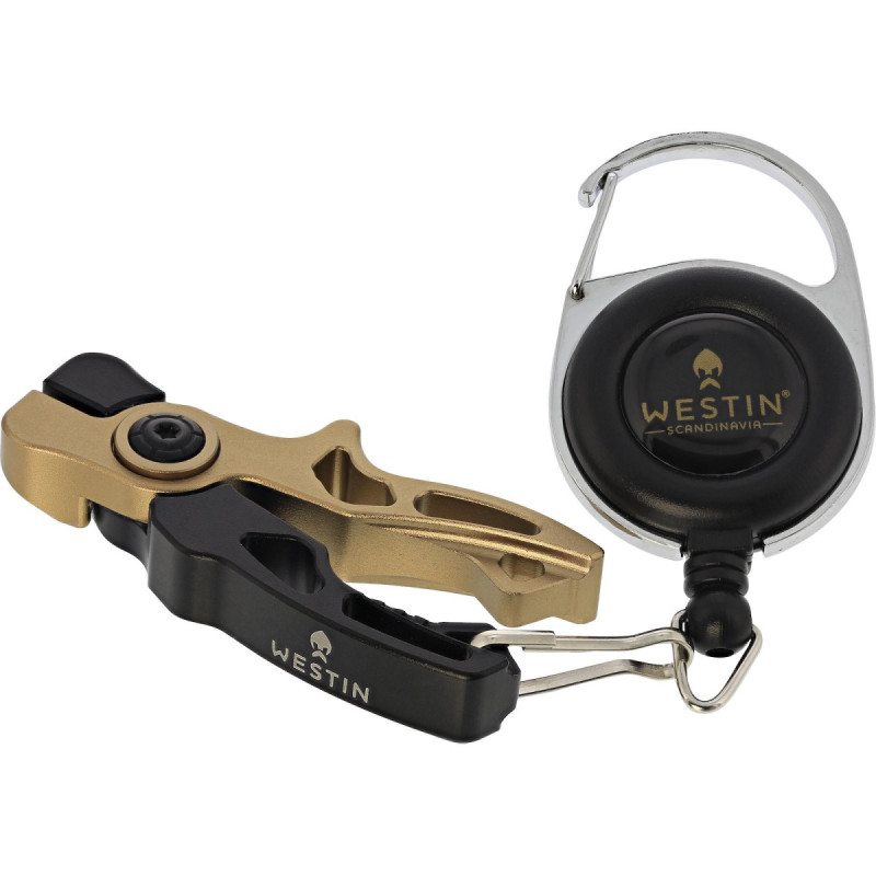 Zestaw obcinaczka i klips Westin Micro Line Cutter + Pin on Reel