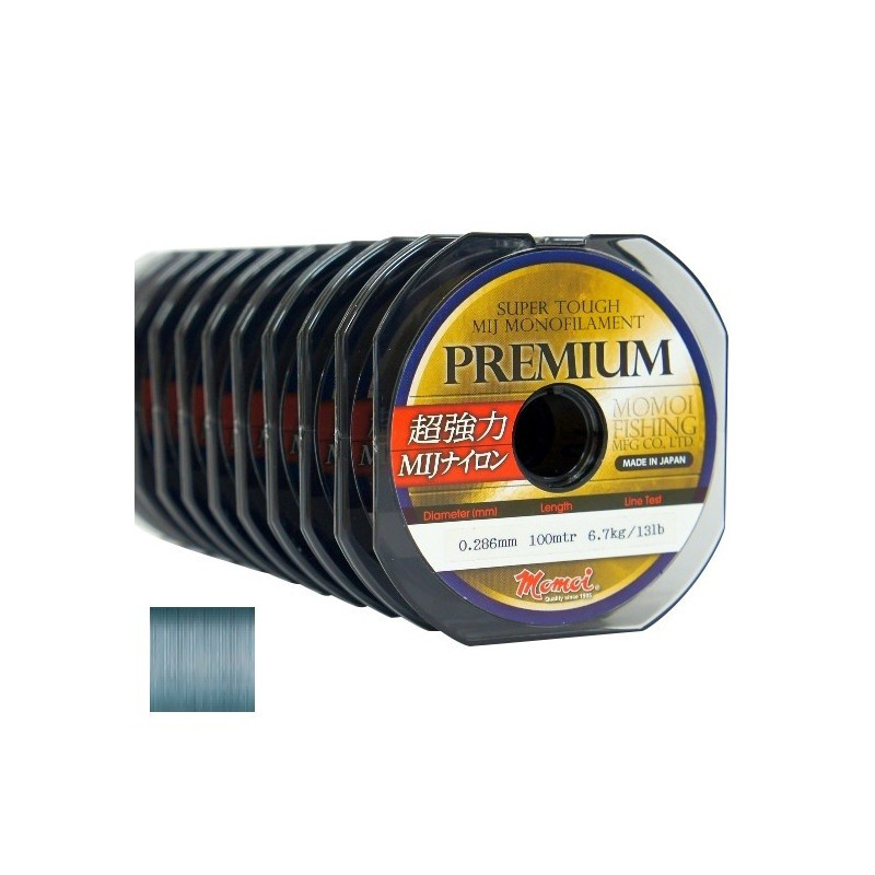 Żyłka Momoi Premium szaroniebieska 100m / 0,165mm Żyłka Momoi Premium szaroniebieska 100m / 0,165mm