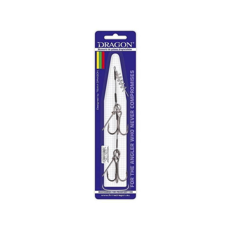 Systemik Dragon do zbrojenia duzych gum 2xNr1/0 8cm - 14kg Systemik Dragon do zbrojenia duzych gum 2xNr1/0 8cm - 14kg
