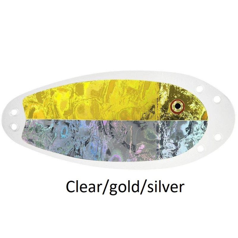 Błystka SALMON 8” CLEAR/gold/silver VK Błystka SALMON 8” CLEAR/gold/silver VK
