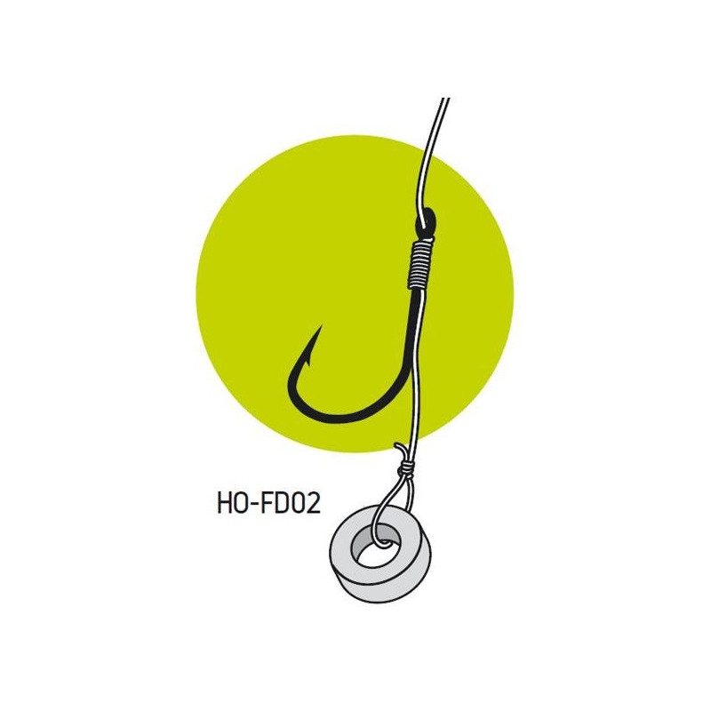 Haczyki Owner z przyponami HO-FD02 hak 12 Haczyki Owner z przyponami HO-FD02 hak 12