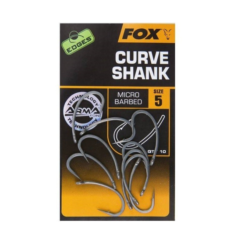 Haczyki karpiowe FOX Carp Edges Curve Shank hak 6 Haczyki karpiowe FOX Carp Edges Curve Shank hak 6