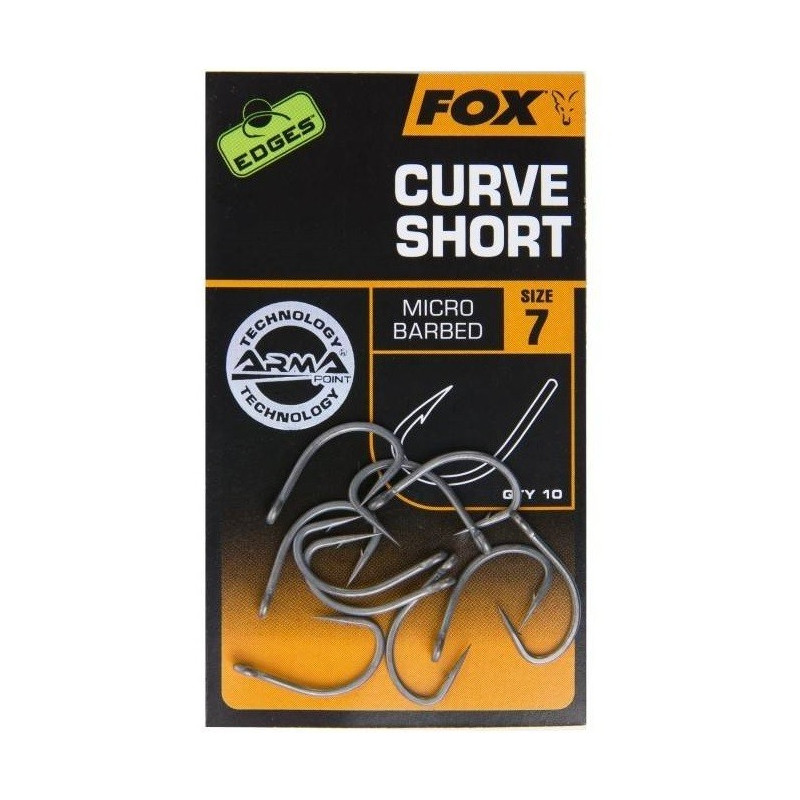 Haczyki karpiowe FOX Carp Edges Curve Shank Short hak 5