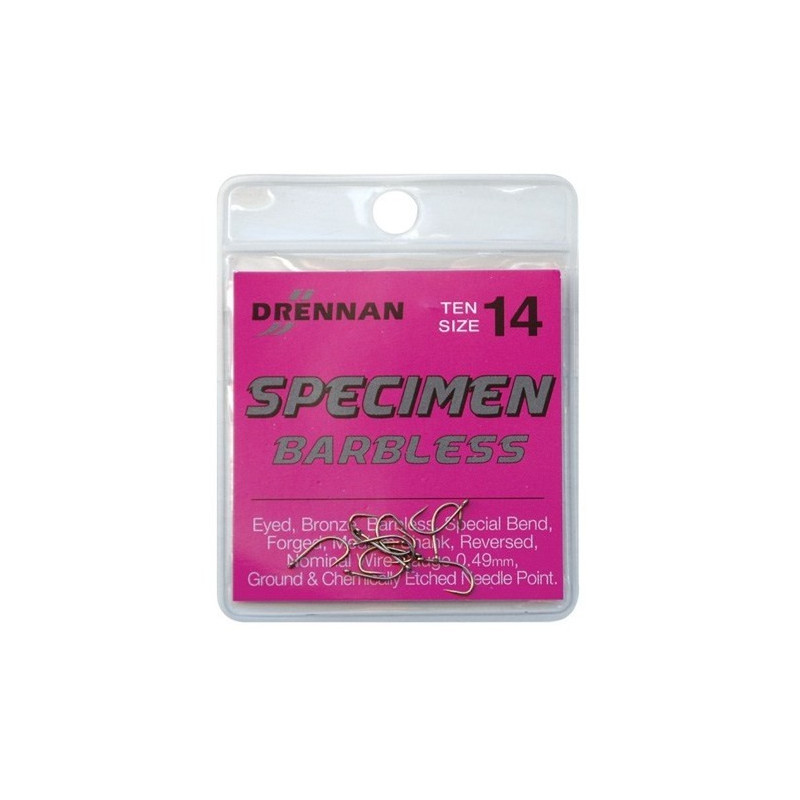 Haczyki Drennan specimen barbless hak 12 Haczyki Drennan specimen barbless hak 12