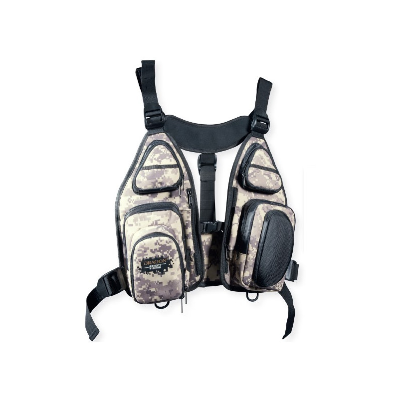 Kamizelka Dragon techniczna Tech Vest z wymiennymi torebkami 46x50cm Kamizelka Dragon techniczna Tech Vest z wymiennymi torebkami 46x50cm