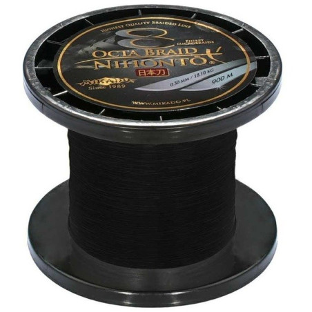 Plecionka Mikado Nihonto Fine Braid 300m - 0,12mm czarny Plecionka Mikado Nihonto Fine Braid 300m - 0,12mm czarny
